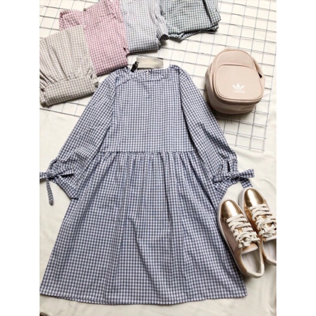 Váy babydoll tay nơ (nhiều mẫu khách ấn ảnh sau nữa nhé ^^)