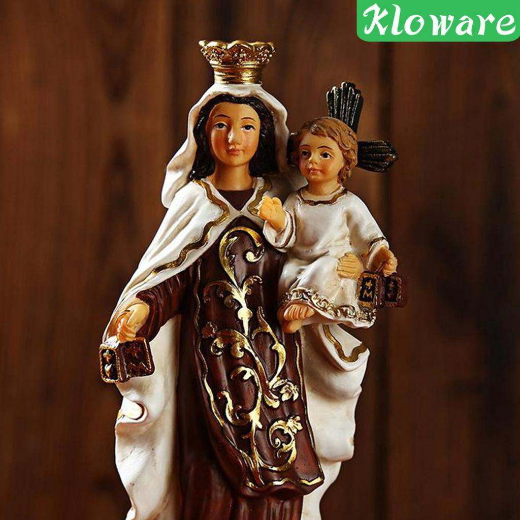 Mô Hình Tượng Công Giáo Đức Mẹ Mary Madonna Bằng Nhựa Resin