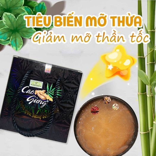 5 HỘP CAO GỪNG TAN MỠ TẶNG 5 XÀ BÔNG GỪNG