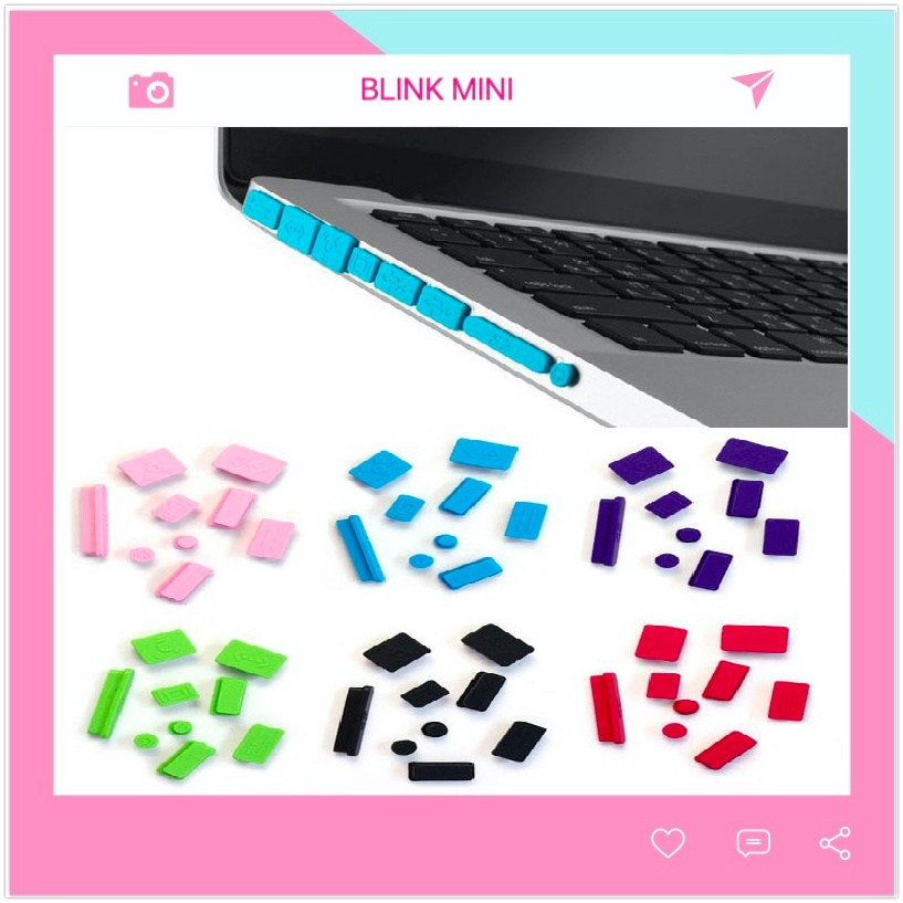 Bộ Nút Chống Bụi Silicon Cho Laptop (13 Nút)