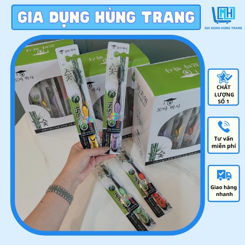 bàn chải hàn quốc than tre 921 set 10 cái