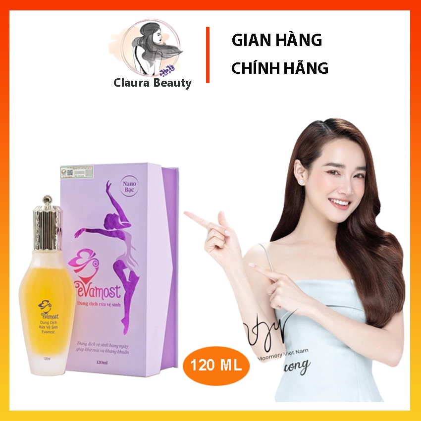 [CHÍNH HÃNG] Evamost - Dung Dịch Vệ Sinh Evamost - Moomery -Nhã Phương-Se Khít,Sạch Khuẩn,Dưỡng Hồng,Thơm Quyến Rũ 120ml