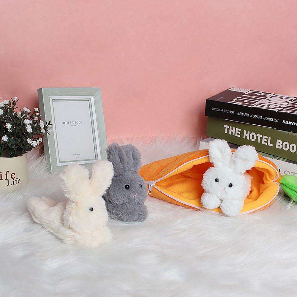 Thỏ Nhồi Bông Màu Cầu Vồng Mềm Chất Lượng Cao