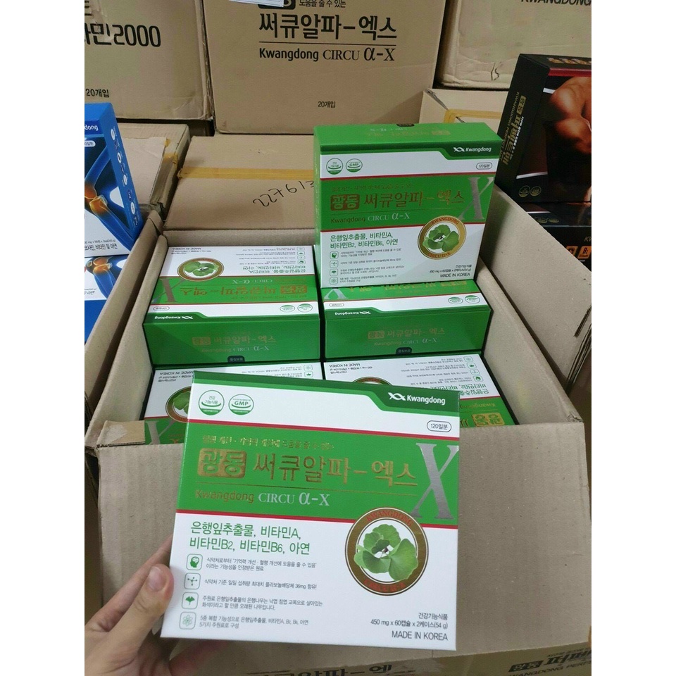 Viên Uống Bổ Não Kwangdong Hàn Quốc Circu hộp 120 viên