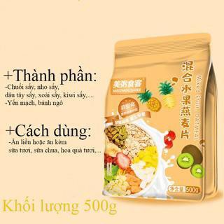 Ngũ cốc dinh dưỡng ăn kiêng, hỗ trợ giảm cân mix các loại trái cây