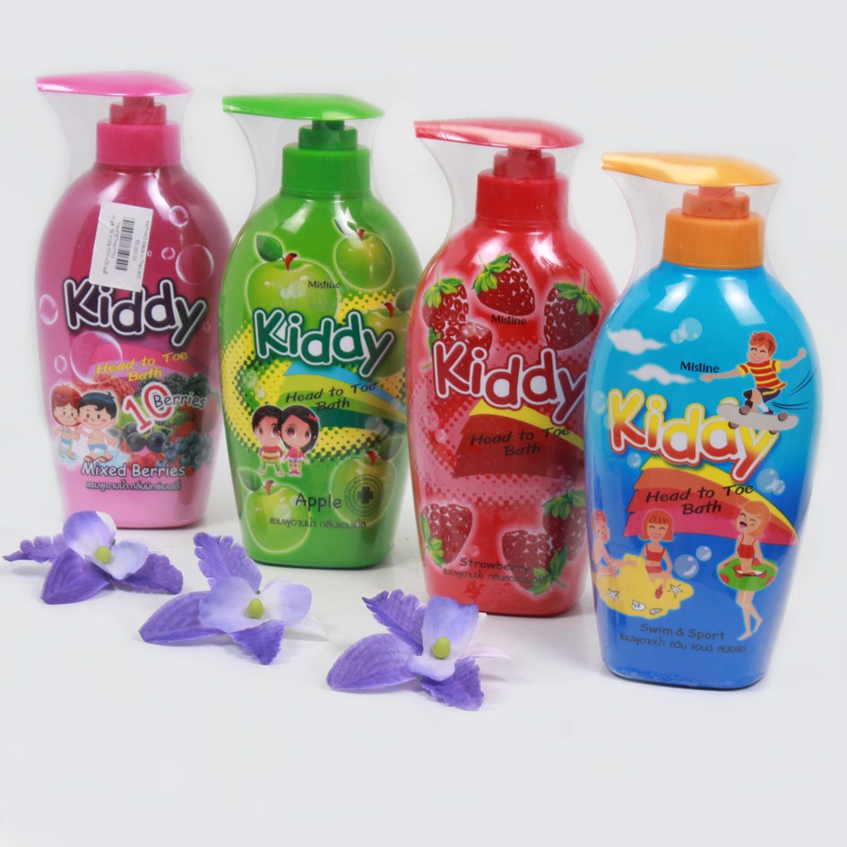 Sữa Tắm Gội Toàn Thân Em Bé KIDDY Head To Toe Bath 400ml