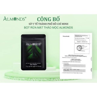 BỘT LINH CHI ALMONDS chuyên dành cho da dầu, mụn