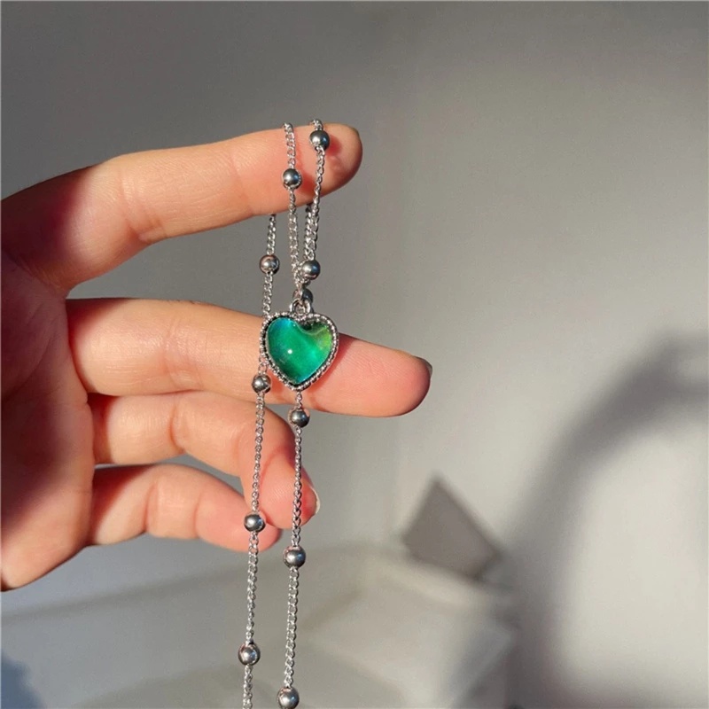 Vòng cổ Mặt Hình Trái Tim Phong Cách Vintage Thời Trang Cho Nữ