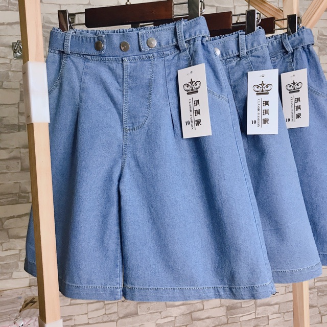 Quần Jean Ngố Ống Rộng Bé Gái-M002-FREESHIPPhong Cách HÀN QUỐC