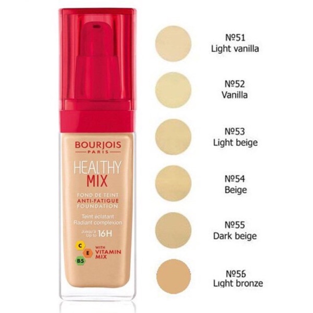 Kem nền haelthy mix bourjois