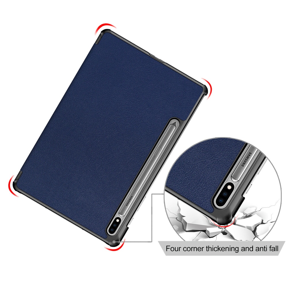 Bao Da Samsung Galaxy Tab S8 Plus 12.4 X800 X806 Da Trơn Cao Cấp