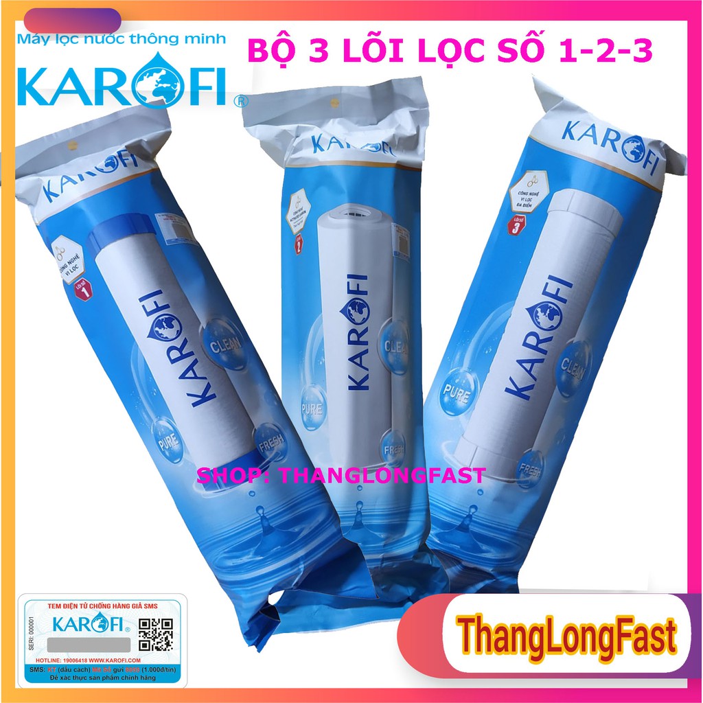 LÕI LỌC NƯỚC SỐ 1 KAROFI [CÓ TEM CÀO] - LẮP ĐƯỢC CẢ CHO CÁC HÃNG KHÁC | BigBuy360 - bigbuy360.vn