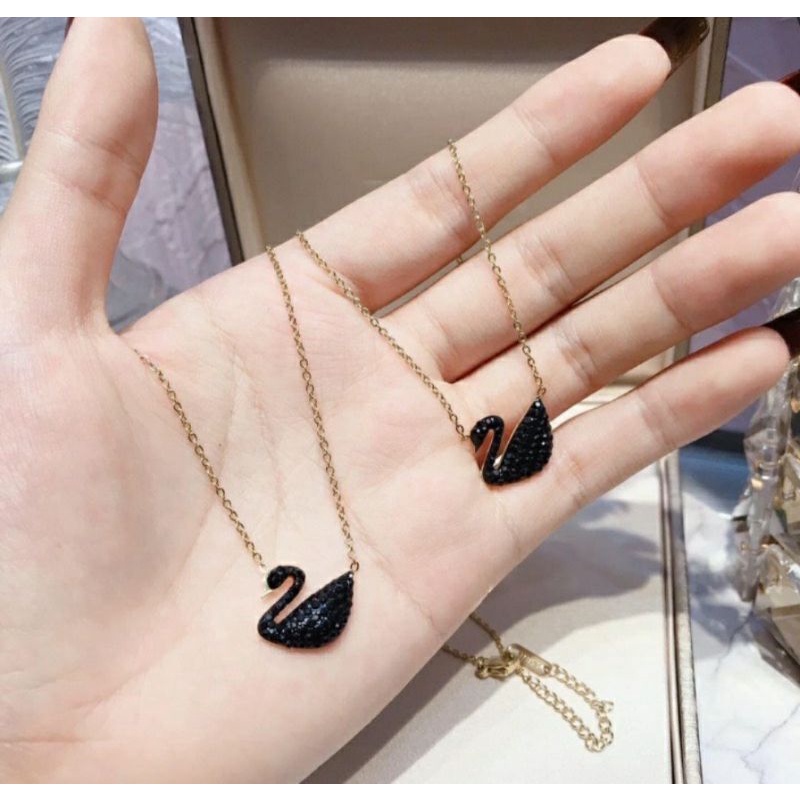 Set Dây chuyền,Lắc tay,khuyên tai 💥THIÊN NGA ĐEN💥 TIitan Cao Cấp không hoen ,không gỉ,⚡Kèm Ảnh +Video thật⚡