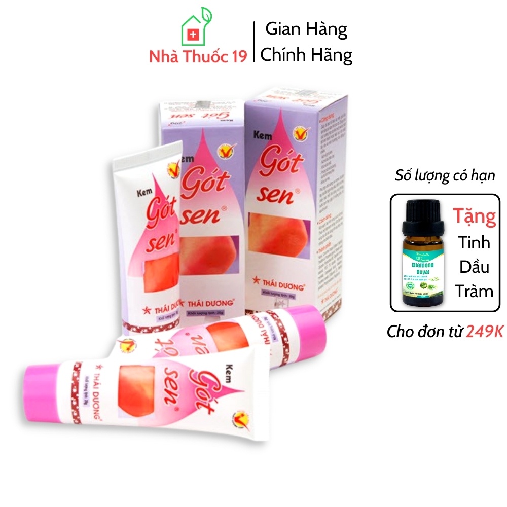 Kem Gót Sen Sao Thái Dương Dưỡng Ẩm, Chống Nứt Nẻ Chân 20g