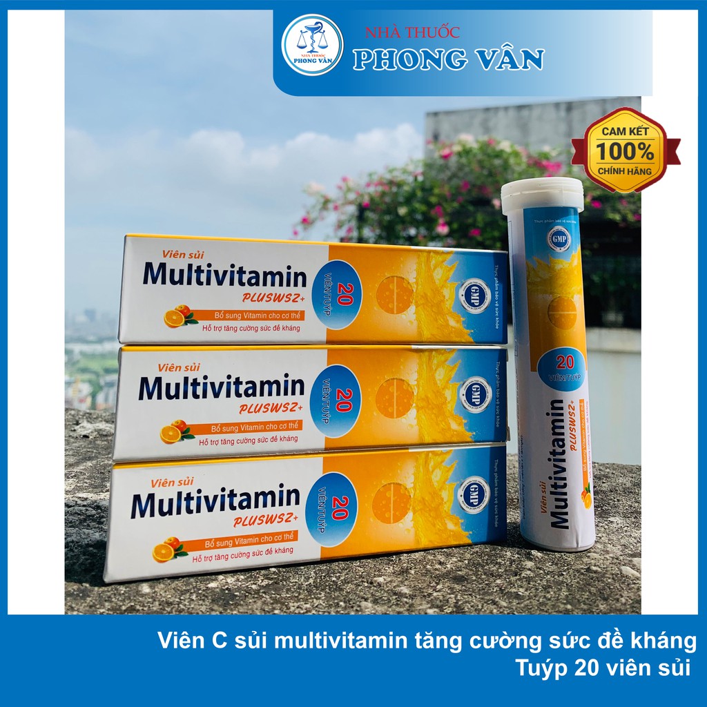 Viên C sủi multivitamin tăng sức đề kháng
