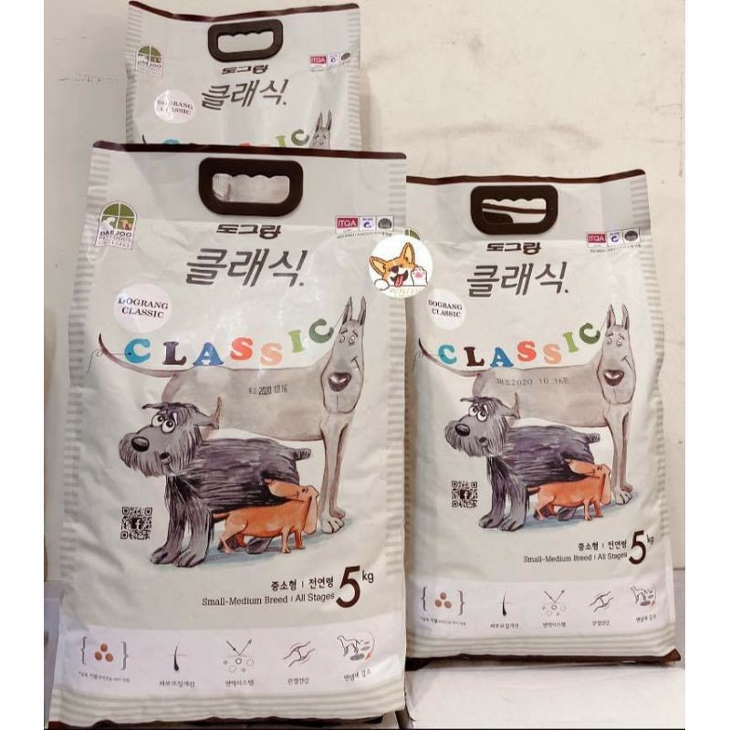 DOGRANG CLASSIC THỨC ĂN DÀNH CHO CHÓ BAO 5KG