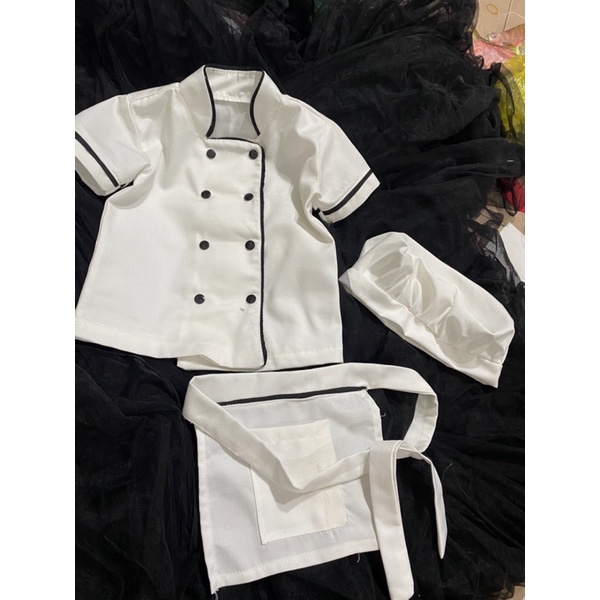 Trang Phục Halloween đầu bếp cho bé