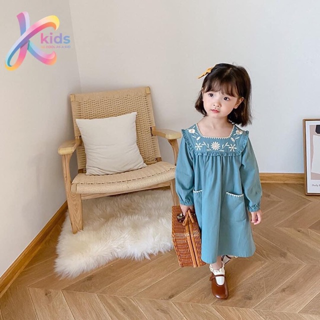 Váy thêu xuất Hàn