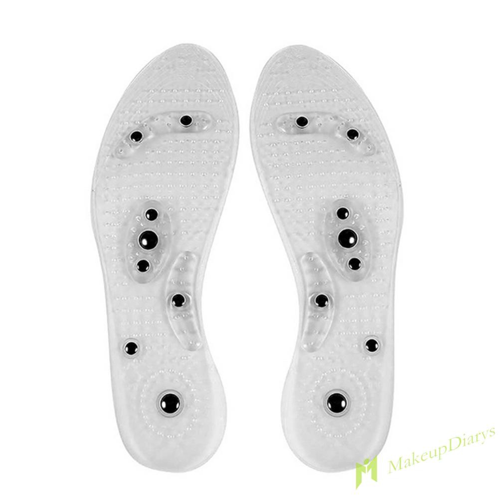 【New Arrival】1 Pair Unisex Breathable 8-magnet Therapy Acupoint Magnetotherapy Insoles