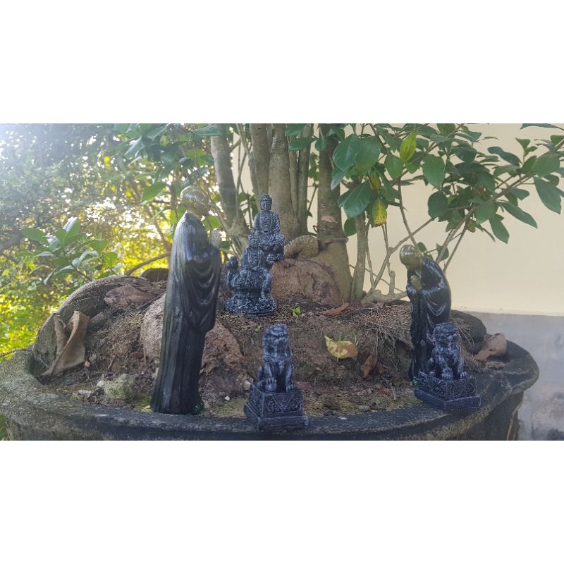 SET 6 TƯỢNG MINI CHƠI TIỂU CẢNH, HÒN NON BỘ