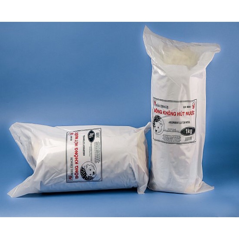 TÚI 1kg BÔNG MỠ CUỘN DÙNG ĐỂ LÓT KHI BÓ BỘT TAY,CHÂN Bông mỡ Bông Gòn cuộn Y Tế tiệt trùng không thấm hút nước Bảo Thạch