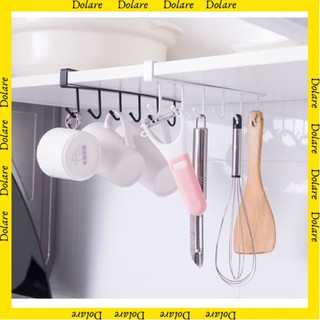 Giá Treo Ly Tách/Quần Áo/Cà Vạt, Gắn Tủ, Cửa Bếp Không Cần Khoan Tường Đục Lỗ Đa Năng