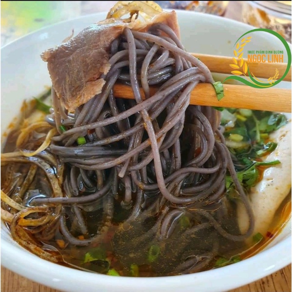 Đặc sản bún khô Bún gạo lứt đen hữu cơ dinh dưỡng Hoàng Minh gói 500gr giảm cân eatclean healthy thực dưỡng | BigBuy360 - bigbuy360.vn