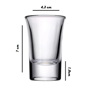 Bộ 12 Ly Rượu Thủy Tinh Shot Camdaco 45ml