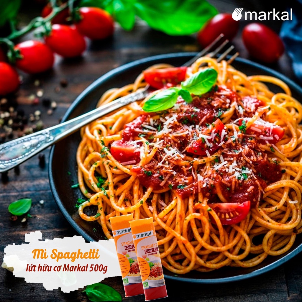 Mì spaghetti trắng hữu cơ Markal 500g