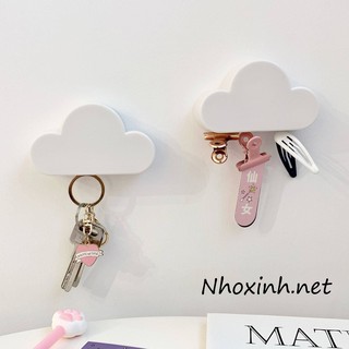 Móc treo chìa khóa hình đám mây hút nam châm độc đáo