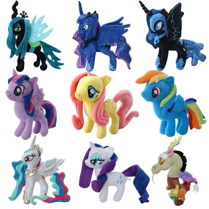 30cm Ngựa Bông Pony Cao Cấp Memon quà trẻ em