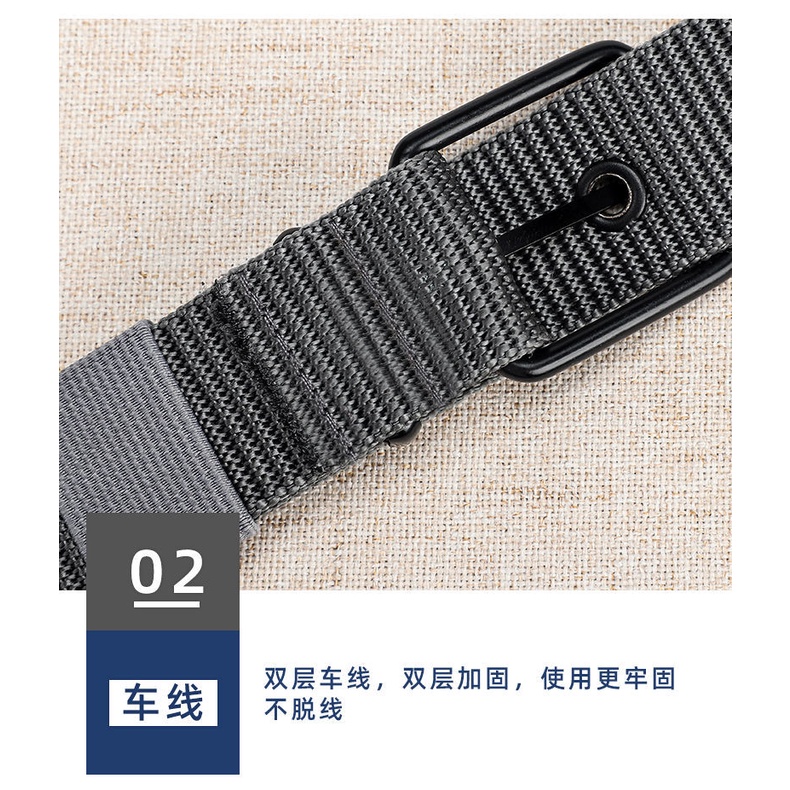 Thắt lưng nylon khóa cài thời trang sang trọng lịch lãm cho nam