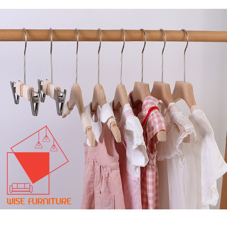 Móc Treo Quần Áo Gỗ Vintage Decor, Kẹp Quần Áo Gỗ Vintage Hanmade Móc Khóa