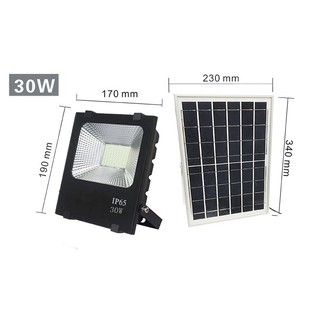 Đèn pha năng lượng mặt trời 30W