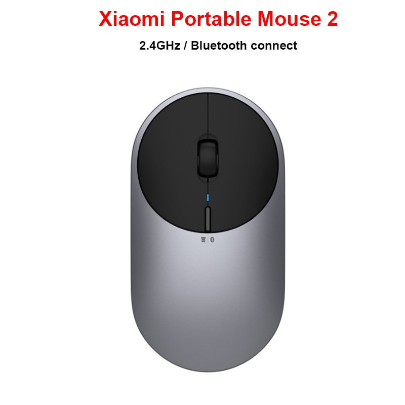 Chuột Gaming Xiaomi Không Dây Bluetooth 4.0 Rf 2.4ghz 2 Chế Độ Bằng Hợp Kim Nhôm Mi 1200dpi