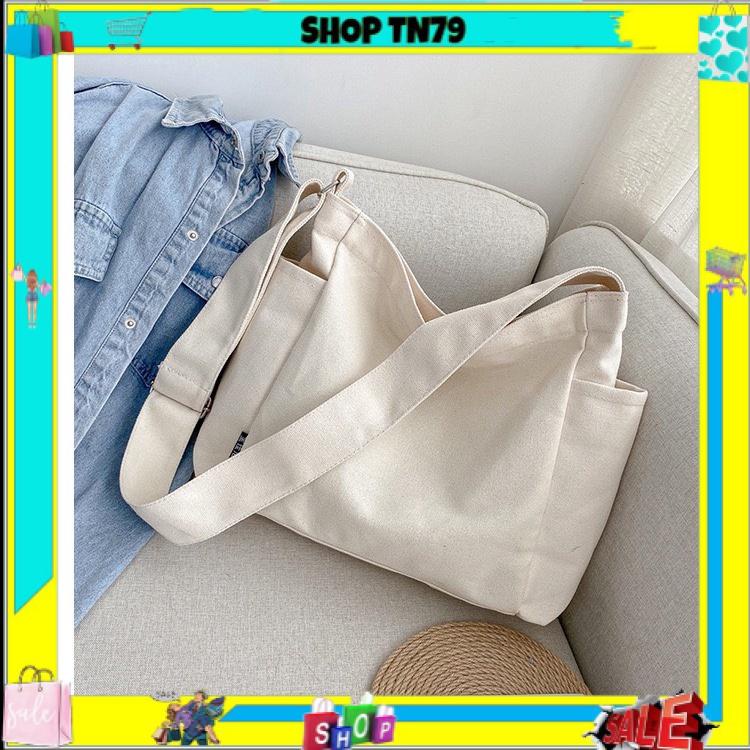 Túi Đeo Chéo Nữ vải canvas Túi Đeo Vai đi học đi chơi phong cách Hàn Quốc - TÚI &amp; BALO SHOP TN79
