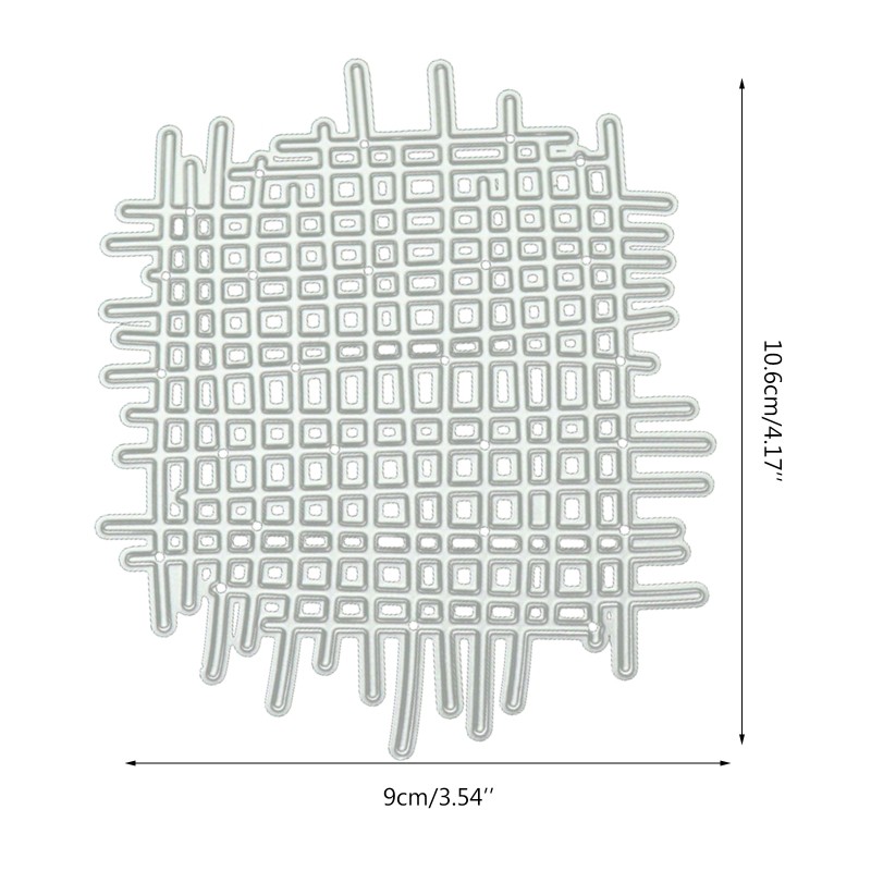 Khuôn cắt giấy trang trí thủ công kiểu lưới kim loại bắt mắt