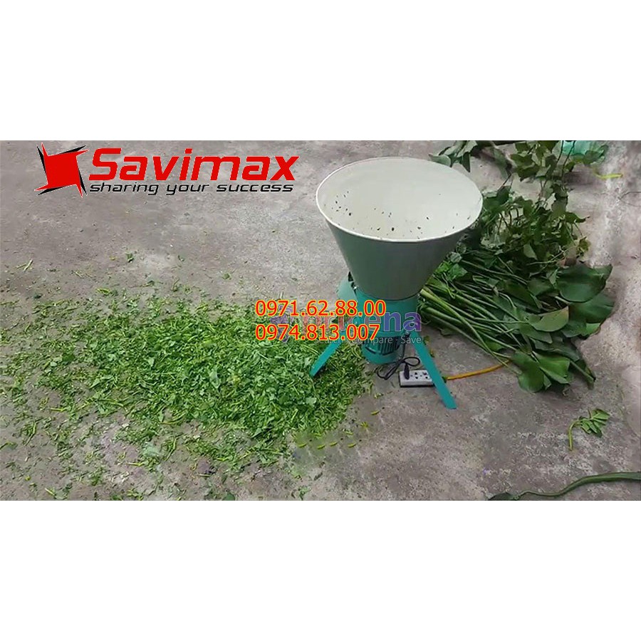 Máy băm cỏ voi, rau, lục bình dạng phễu tiện lợi giá rẻ