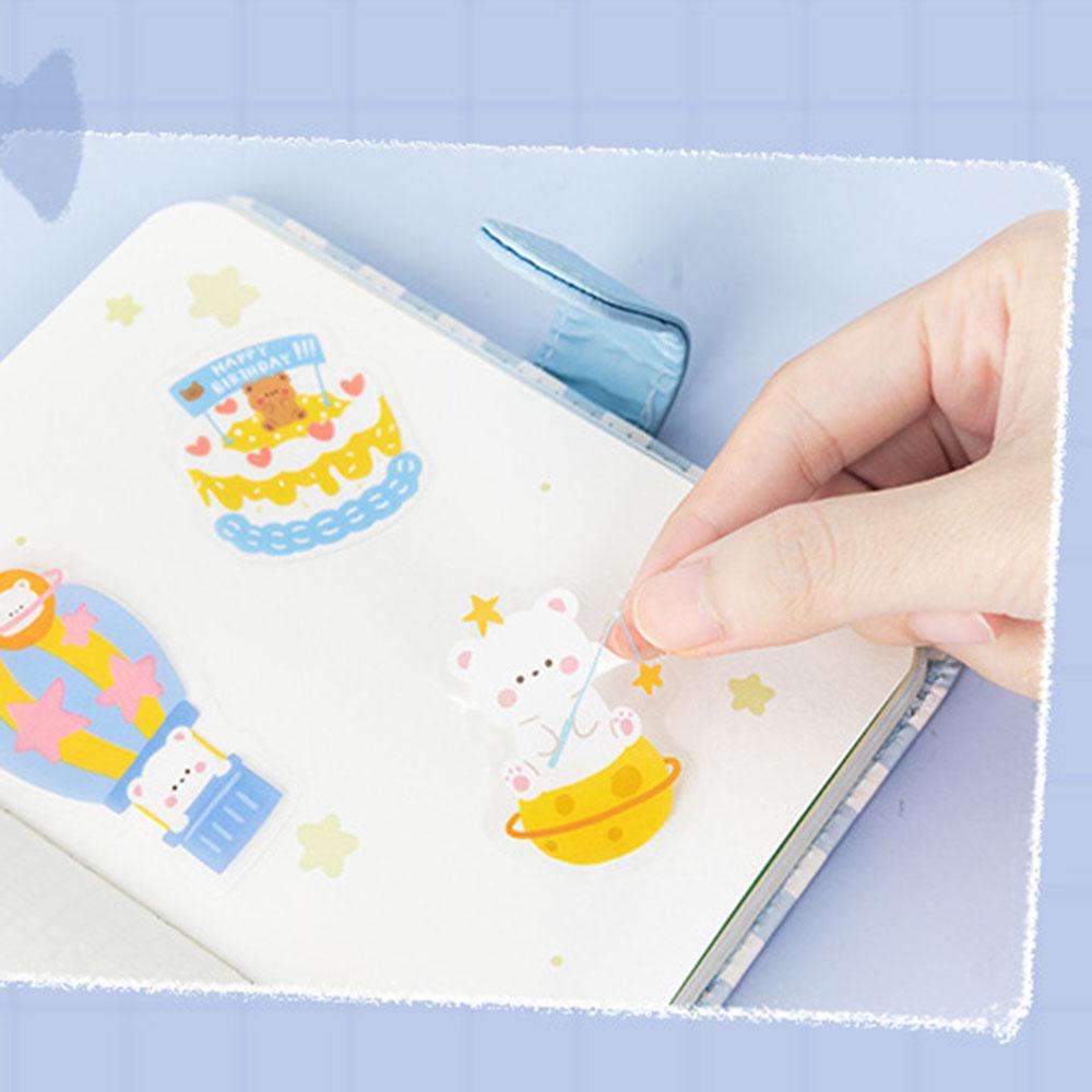 AUGUSTINA Bộ 40 Miếng Dán Hình Thú Cưng Trang Trí Sổ Tay / Nhật Ký / Album Ảnh DIY