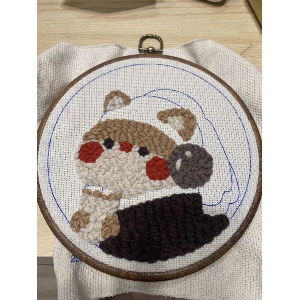 (HÀNG ORDER) Set nguyên liệu tranh len thêu nổi.