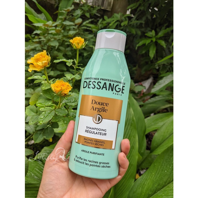 [Mẫu mới nhất] Dầu gội DESSANGE màu xanh cho tóc dầu, tóc bết