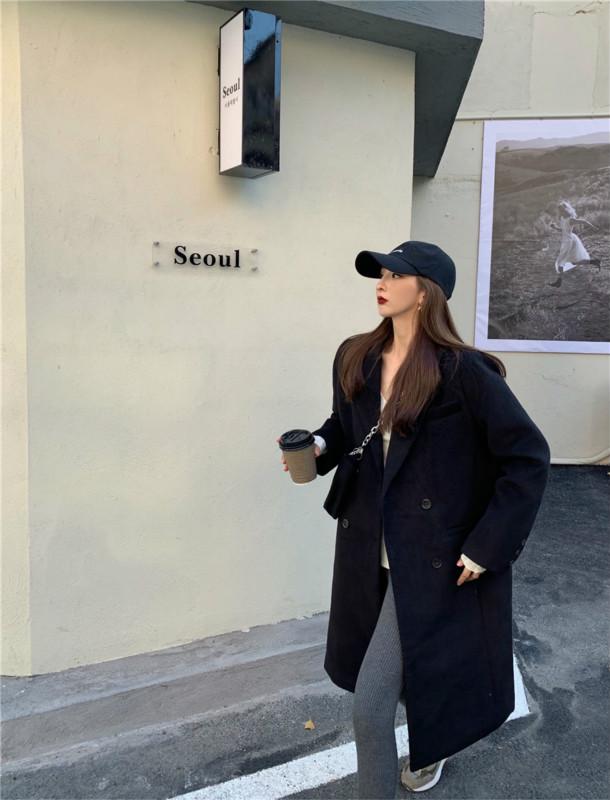 Áo khoác da dáng dài thời trang cá tính cho nữ