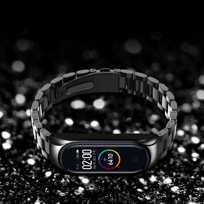 Dây đeo inox cho Mi Band 6 5 4 3 Mi Band 5