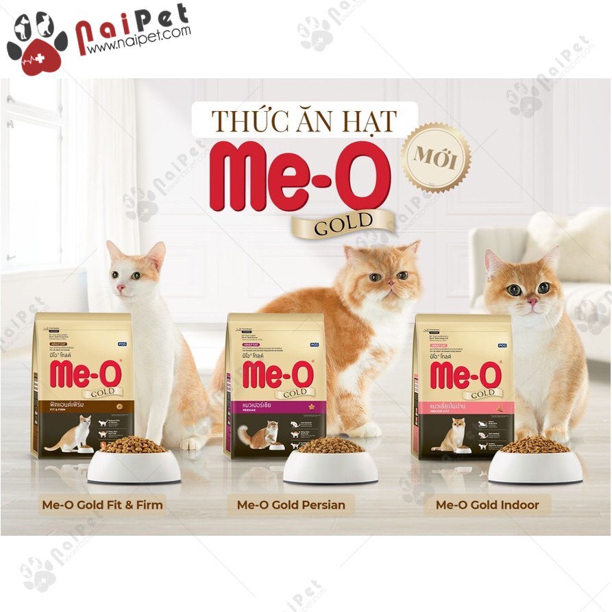 [Mã PET50K giảm Giảm 10% - Tối đa 50K đơn từ 250K] Thức Ăn Hạt Dành Cho Mèo Me-o Gold 400G