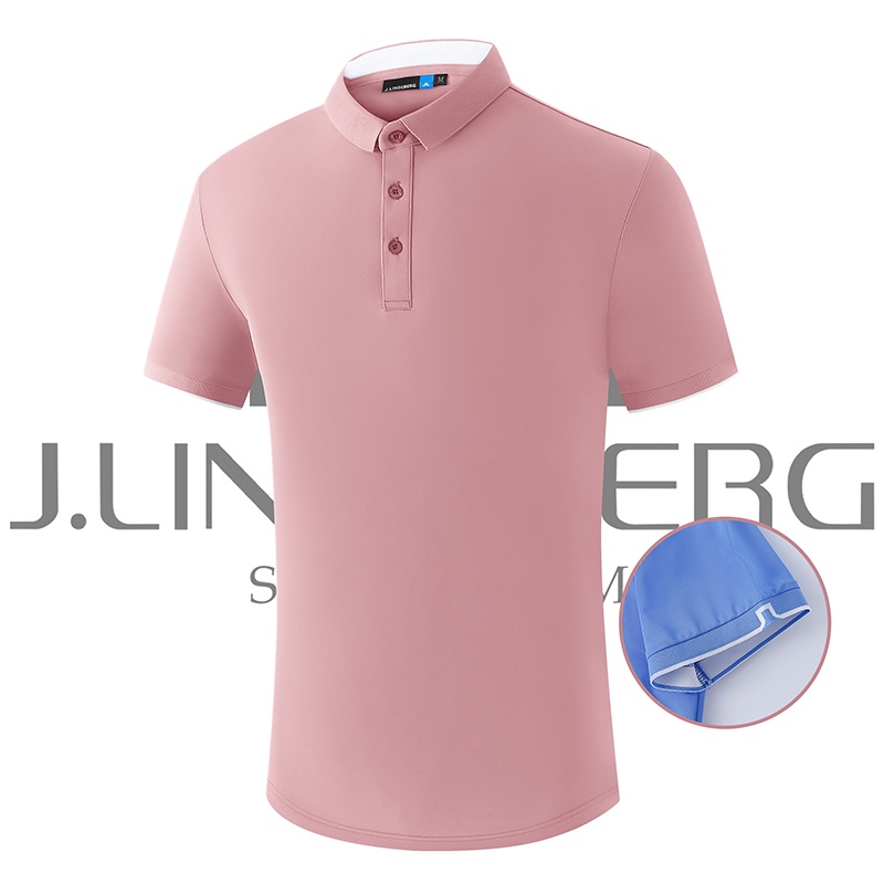 J. J. Áo thun nam thể thao golf mùa hè ngắn tay Lindeberg Áo polo thoáng khí gt65