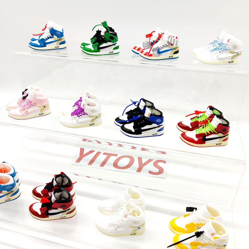 Khuôn Làm Móc Khóa Hình Giày Thể Thao AJ 3D mini