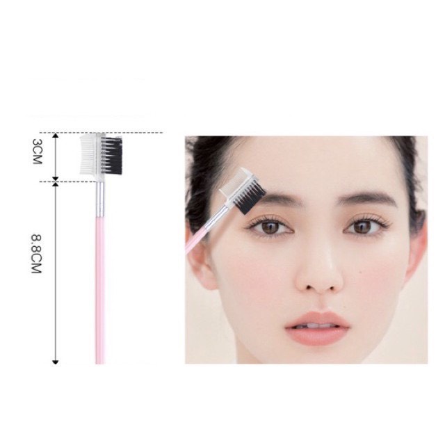 Bộ Cọ Trang Điểm 5 Cây Chi Tiết Cọ Tán Kem Nền Phấn Phủ Son Môi Tiện Lợi