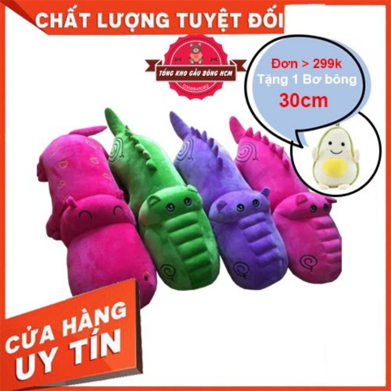 Cá sấu menbo nhồi bông 75cm