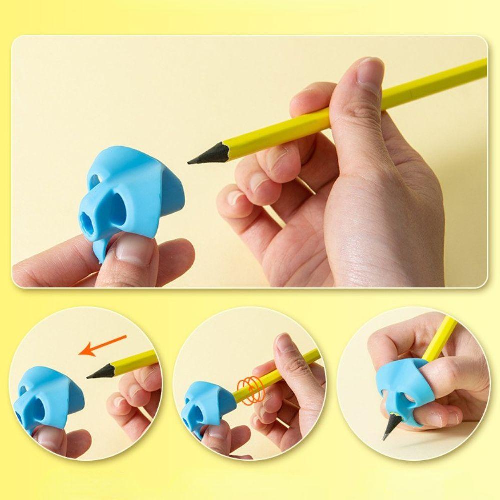 Set 10 Dụng Cụ Chỉnh Sửa Tư Thế Cầm Bút Đúng Chống Cận Thị