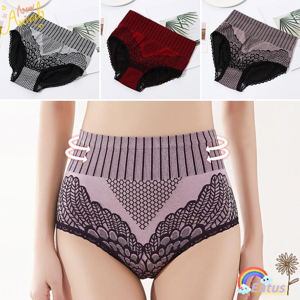 Quần Lót Định Hình Không Đường May Phối Ren Thoáng Khí